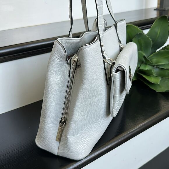 Anne Klein 2-in-1 Shoulder Tote Removable  Clutch Like New Versatile Bag - Picture 3 of 12